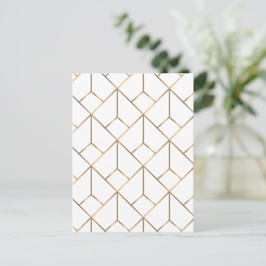Luxe Ornamenten 4 Feestdagenkaart (Staand voorkant)