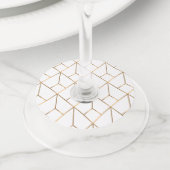 Luxe Ornamenten 4 Wijnglaslabel (Dichtbij)