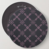 Luxe Ornamenten 5 Ronde Button 6,0 Cm (Voorkant /achterkant)