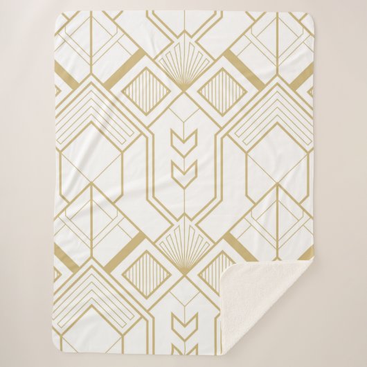 Luxe Ornamenten 61 Sherpa Deken (Voorkant)