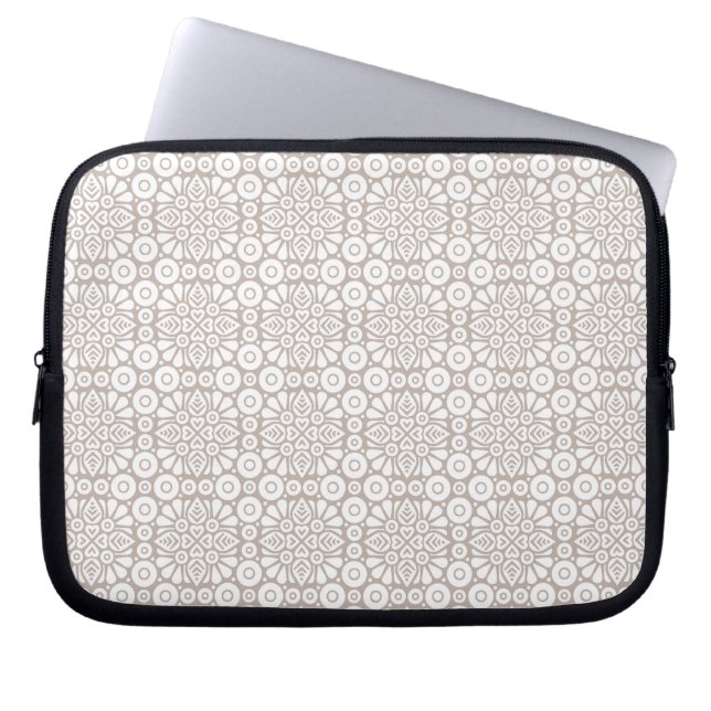 Luxe Ornamenten 6 Laptop Sleeve (Voorkant)