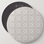 Luxe Ornamenten 6 Ronde Button 6,0 Cm (Voorkant /achterkant)