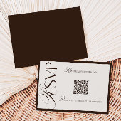 Luxe Oud Geld Bruin Beige RSVP Kaartje