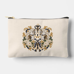 Luxe Paarden Navy Goud & Ivoor Etui