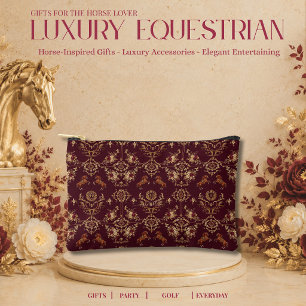 Luxe Paardensport Bourgondië en Goud Etui