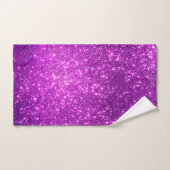 Luxe Paars Glitter Bad Handdoek (Handdoek)