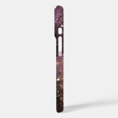 Luxe Paars & Goud Alcohol Ink Case-Mate iPhone Case (Achterkant / Links)