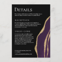 Luxe paarse agaat met goud