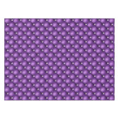Luxe Paarse Diamant Geplooid Patroon Tafelkleed (Voorkant (Horizontaal))