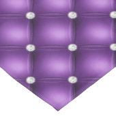 Luxe Paarse Diamant Geplooid Patroon Tafelkleed (Gekanteld)