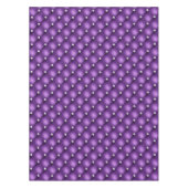 Luxe Paarse Diamant Geplooid Patroon Tafelkleed (Voorkant)