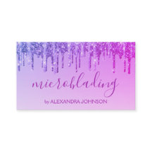 Luxe Paarse glitter Sparkle Microblading