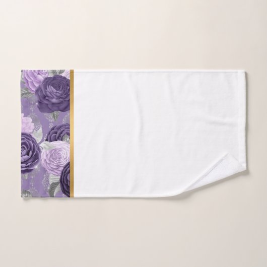 LUXE PAARSE SPRINGSTROOM TOWEL SET BAD HANDDOEK (Handdoek)