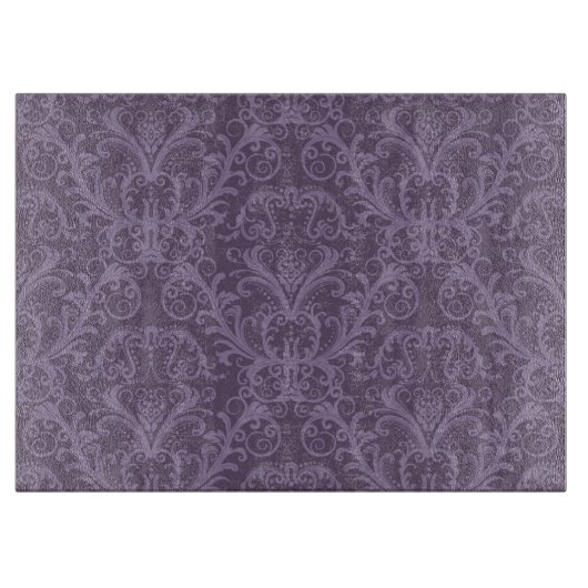 Luxe Paarse Wallpaper Snijplank (Voorkant)