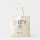 Luxe Palm Trees Charleston Kustvrijgezellenfeest Tote Bag (Voorkant)