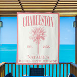 Luxe Palm Trees Charleston Kustvrijgezellenfeest Wandkleed<br><div class="desc">Maak van uw Charleston vrijgezellenfeest een luxe affaire met onze Luxe Palm Trees Charleston Coastal Bachelorette Tapestry, het toppunt van de luxe vrijgezellenmerch. Omarm de sociale cocktail club vibe met dit prachtige wandtapijt, versierd met majestueuze palmbomen tegen de achtergrond van Charleston's kust charme. Gemaakt met nauwgezette aandacht voor detail, dit...</div>