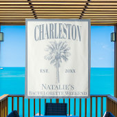 Luxe Palmbomen Charleston Kust Bachelorette Wandkleed