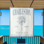 Luxe Palmbomen Charleston Kust Bachelorette Wandkleed<br><div class="desc">Verander je Charleston vrijgezellenfeestje in een luxe aangelegenheid met onze Luxe Palm Trees Charleston Coastal Bachelorette Tapijt,  hét ultieme luxe vrijgezellenfeest-merchandise. Omarm de sfeer van de sociale cocktailclub met dit uitstekende tapijt,  ontworpen om de ambiance van je op maat gemaakte kustcocktail-vrijgezellenfeest te verbeteren.</div>