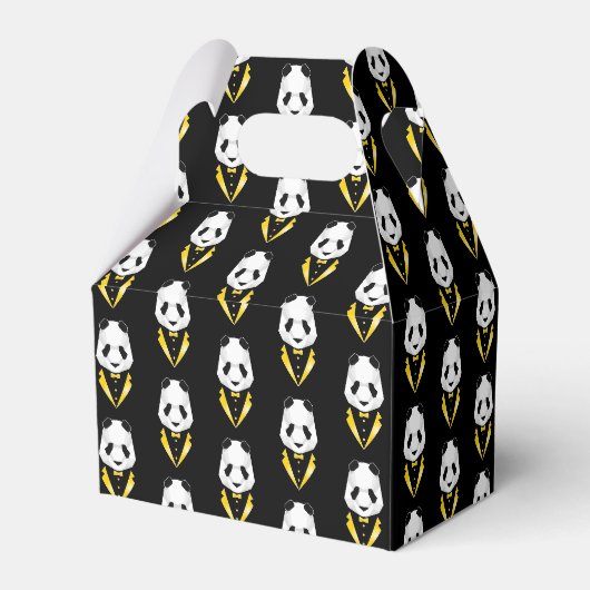 Luxe Panda Bedankdoosjes (Achterkant)