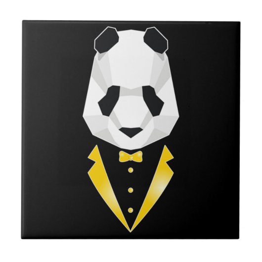 Luxe Panda Tegeltje (Voorkant)