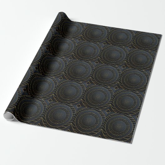 Luxe papier gesneden gouden achtergronden. (Uitgerold)