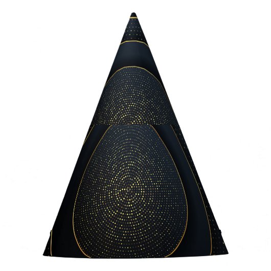 Luxe papier gesneden: gouden gradiënt. feesthoedjes (Voorkant)