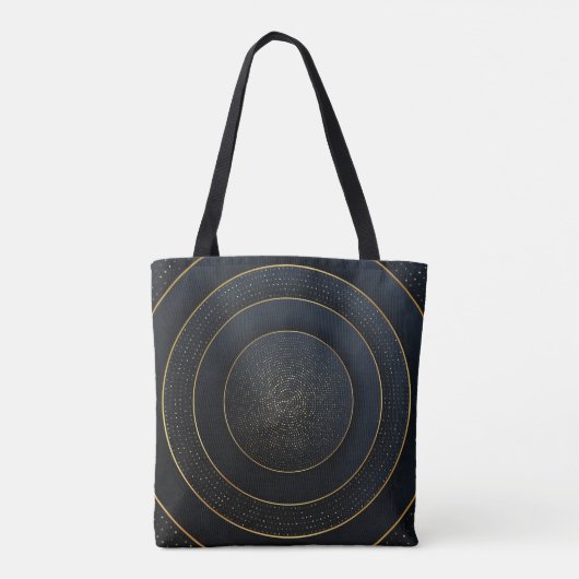 Luxe papier gesneden: gouden gradiënt. tote bag (Achterkant)