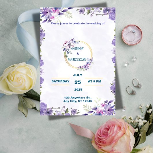 Luxe Papier voor een Luxe Bruiloft Kaart