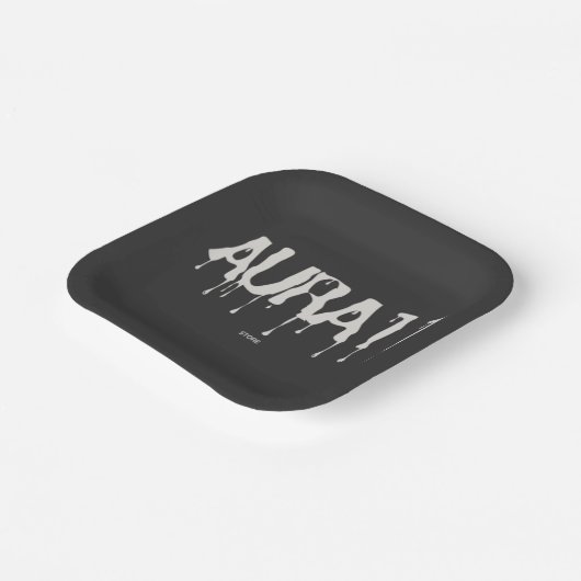 Luxe Papieren Bordje (Gebogen)