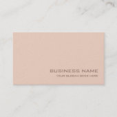 Luxe Parel Finish Salon Elite Monogram Plain Visitekaartje (Voorkant)