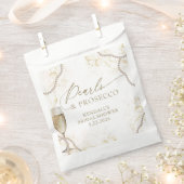 Luxe parels en Prosecco Vrijgezellenfeest Bedankzakje (Geknipt)