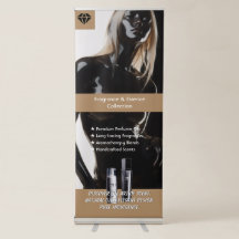 Luxe parfum banner – Aangepaste geurfdisplay