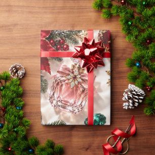 Luxe parfum kerst cadeaupapier