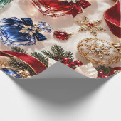 Luxe parfum kerst cadeaupapier (Hoek)