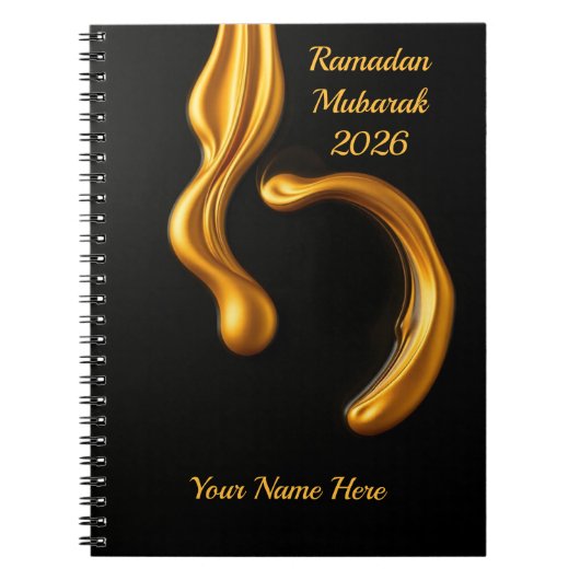 Luxe Parfum Vibe Islamitisch Notitieboek (Voorkant)