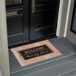 Luxe past Glitter Roos Gold aan Deurmat