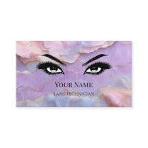 Luxe Pastel Marmer Wimpertechnicus