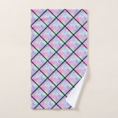 LUXE PASTEL RAINBOW BATH TOWEL SET BAD HANDDOEK (Handdoek)