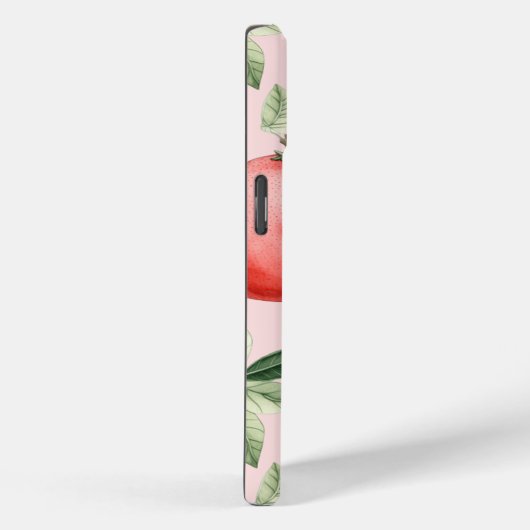 Luxe Pastel Roze en Goud Grapefruit Trellis Case-Mate iPhone Case (Achterkant / Rechts)