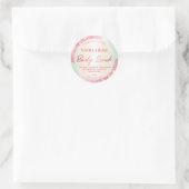 Luxe Pastel Roze Glitter Body Scrub Labels (Tas)