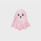 Luxe Pastel Roze Waterverf Geest Sticker Whimsi (Voorkant)