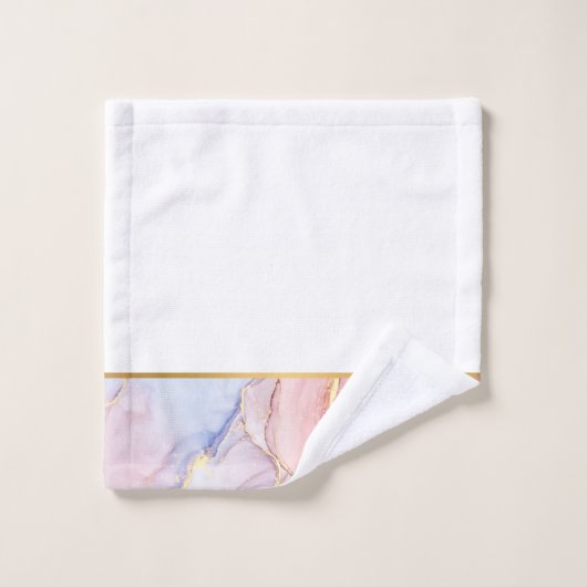 LUXE PASTEL WHITMARBLE GOLD BATHROOM TOWEL SET BAD HANDDOEK (Wasdoekje)