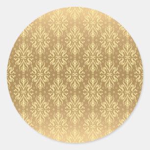 Luxe Patroon 2 Ronde Sticker