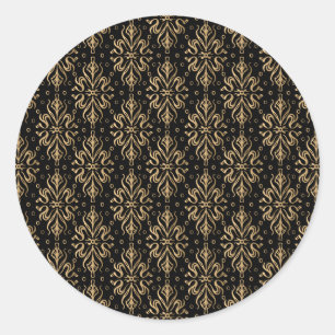 Luxe patroon 3 ronde sticker