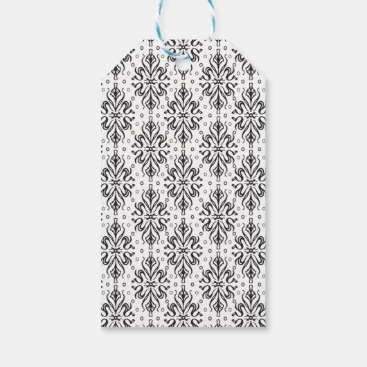 Luxe  Patroon 4 Cadeaulabel (Achterkant)