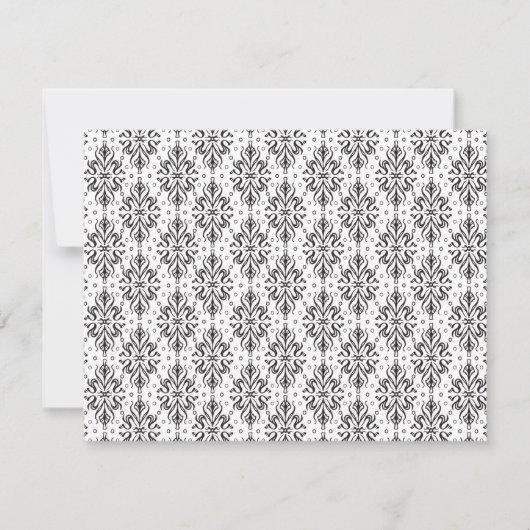 Luxe  Patroon 4 Notitiekaartje (Voorkant)
