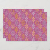 Luxe  patroon aankondiging (Voorkant / Achterkant)