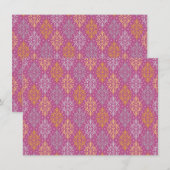 Luxe  patroon aankondiging (Voorkant / Achterkant)