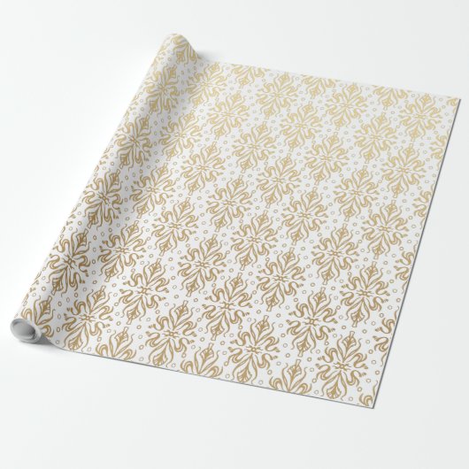 Luxe  patroon cadeaupapier (Uitgerold)