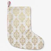 Luxe  patroon kleine kerstsok (Voorkant)